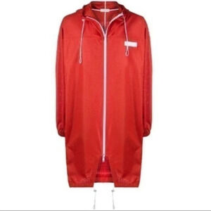 Givenchy Logo logo patch perforated raincoat size 50 B599